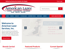 Tablet Screenshot of amlazer.com